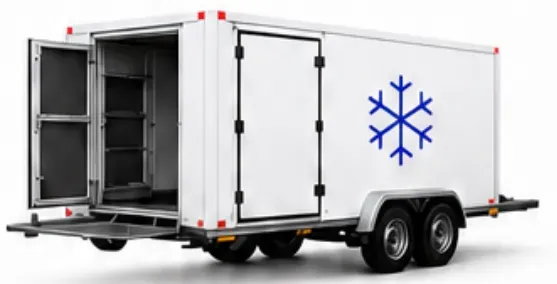 Remorque frigo évènementiel